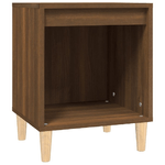 vidaXL Comodino Rovere Marrone 40x35x50 cm
