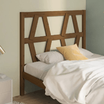 vidaXL Testiera per Letto Miele 81x4x100 cm in Legno Massello di Pino