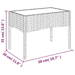 vidaXL Set Divani da Giardino 4 pz con Cuscini Nero in Polyrattan