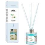 Deodorante per ambienti Prady Premium Soft Cream - Flacone in vetro da 130 ml e bacchette diffusore