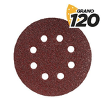 Blim Confezione da 10 Carte Vetrate con Velcro per Levigatrice BL0150 - 125mm - 120 Grana - Formato Circolare