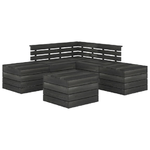 vidaXL Set Divani da Giardino su Pallet 6 pz