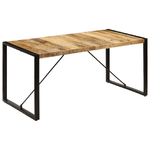 Tavolo da Pranzo 160x80x75 cm in Legno Massello di Mango