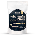 Isolate Whey Protein RAPTOR in polvere 1kg Integratore di proteine del siero del latte isolate Ultrafiltrate, Vaniglia T-Rex Integratori