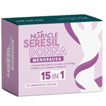 Nutracle Seresil Donna 32 compresse da 1400 mg Integratore Menopausa a base di Isoflavoni della Soia, Lavanda, Salvia naturali per Vampate di Calore