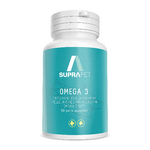 Suprapet Omega 3 per Cani e Gatti Olio di Pesce al 70% (Epa 18%, DHA 12) e Vitamina E 80 Perle. Mangime Complementare per Perdita Pelo e Articolazioni