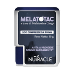 Melatonina Pura, 200 compresse - Integratore Melatonina per Dormire da 1mg - Per Sonno e Ridurre Risvegli Notturni, Jet Lag