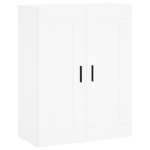 vidaXL Credenza Bianca 69,5x34x180 cm in Legno ingegnerizzato