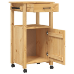 vidaXL Carrello da Cucina MONZA 48x40x90 cm in Legno Massello di Pino