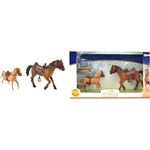 Toi-Toys International Cavallo Set 2 Pezzi con Accessori 40cm