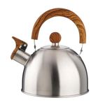 Eva Bollitore Inox Fischio Manico Legno 1,5Lt