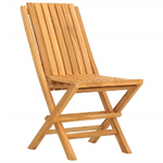 vidaXL Sedie da Giardino Pieghevoli 2pz 47x47x89cm Legno Massello Teak