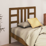 vidaXL Testiera per Letto Miele 81x4x100 cm in Legno Massello di Pino