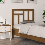 vidaXL Testiera per Letto Miele 95,5x4x100cm in Legno Massello di Pino