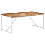 Tavolo da Pranzo 180x90x76 cm Legno Massello di Acacia e Mango