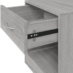 vidaXL Comodino 2 pz con Cassetto Grigio Sonoma