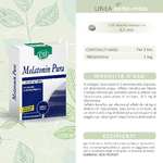 melatonin pura - integratore alimentare di melatonina. la melatonina contribuisce alla riduzione del tempo