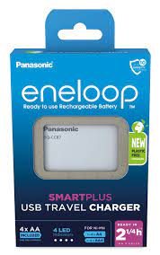 Panasonic Eneloop Smart Plus USB Travel BQ-CC87 4xAA