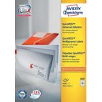 Avery 3667Z etichetta per stampante Bianco Etichetta per stampante autoadesiva