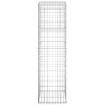 Cesto a Gabbione a Torre 50x50x180 cm in Ferro