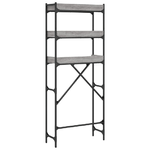 vidaXL Scaffale per Lavatrice Grigio Sonoma 67x25x163 cm Multistrato