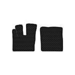 Coppia tappeti in Skeentex - Nero - compatibile per Daf XF 106 (10/12>05/21)