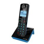 Alcatel S280 SOLO BLUE Telefono DECT Identificatore di chiamata Nero, Blu