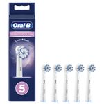 Braun Oral-B Sensitive Clean Testine Di Ricambio, Confezione Da 5 Pezzi