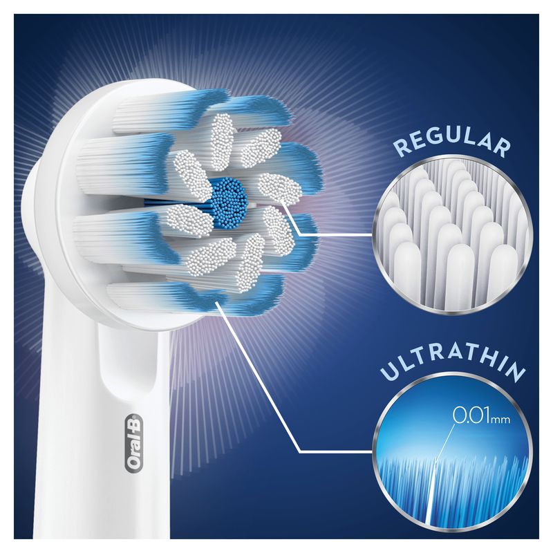 Oral-B-Sensitive-Clean-Testine-Di-Ricambio-Confezione-Da-5-Pezzi