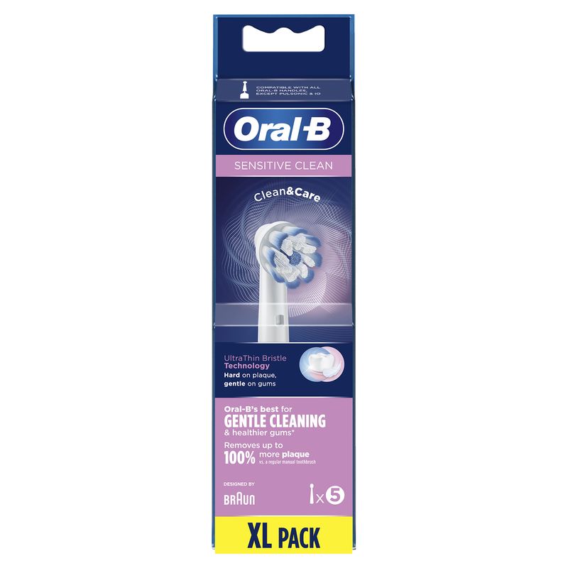 Oral-B-Sensitive-Clean-Testine-Di-Ricambio-Confezione-Da-5-Pezzi