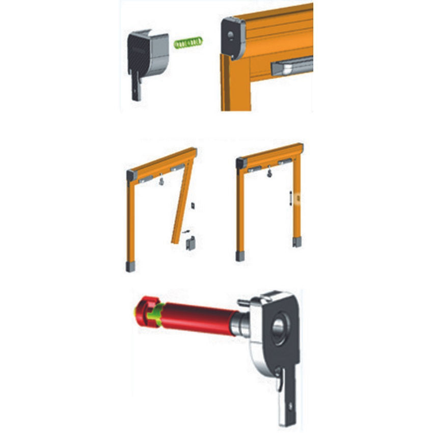 Zanzariera Stop Inset Marrone Orizz. 160Xh250