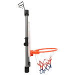 vidaXL Set da Basket per Porta Regolabile per Bambini 120 cm