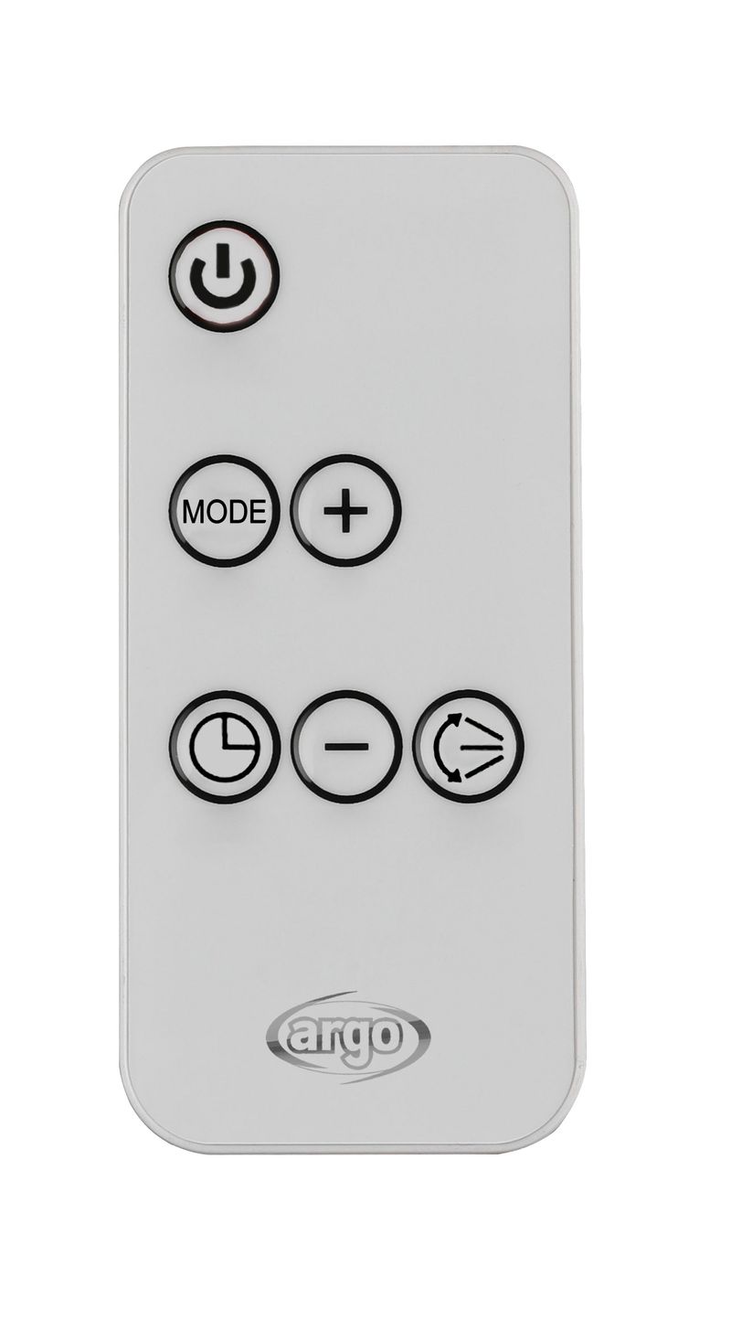 Argoclima-Homer-Interno-Nero-Bianco-2000-W-Riscaldatore-ambiente-elettrico-con-ventilatore