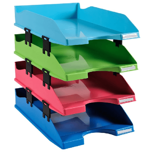 Exacompta-Set-Vaschette-per-Lettere-1928-Climate-Neutral-Multicolore