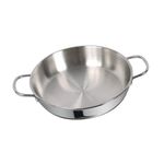 Metalsomma Tegame Inox 2 Manici Cm 30