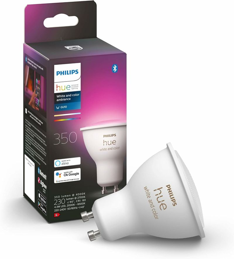 Philips-Hue-White-and-Color-Ambiance-Lampadina-Smart-GU10-35-W