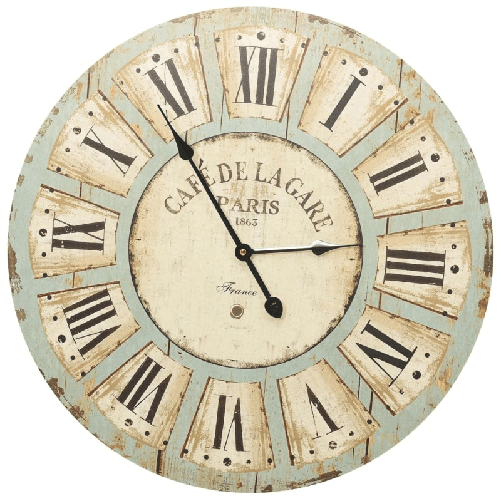 vidaXL Orologio da Parete Multicolore 60 cm in MDF