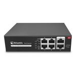 Atlantis Land NetPower F6PoE4 Non gestito Fast Ethernet (10/100) Supporto Power over Ethernet (PoE) Nero