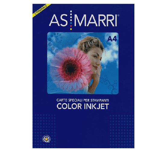 As Marri Carta fotografica inkjet A4 190gr 50Fg COLOR PHOTO SATINATA 8106 ASMarri