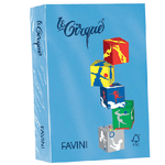 Favini Carta LECIRQUE A4 80gr 500fg azzurro reale 204 FAVINI