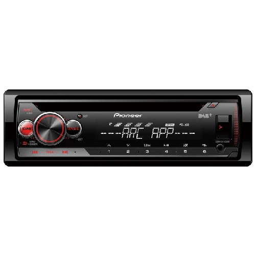 Pioneer-DEH-S410DAB-Ricevitore-multimediale-per-auto-Nero