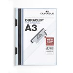 Durable CARTELLINA CON MOLLA A3 DURACLIP BLU 2218-06 DURABLE