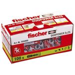 Fischer DUOPOWER 5 x 25 100 pz Tassello di espansione 25 mm