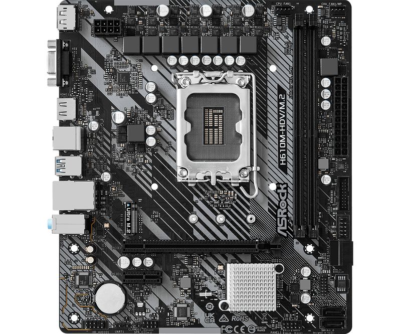 Asrock-H610M-HDV-M.2-R2.0-Intel-H610-LGA-1700-micro-ATX