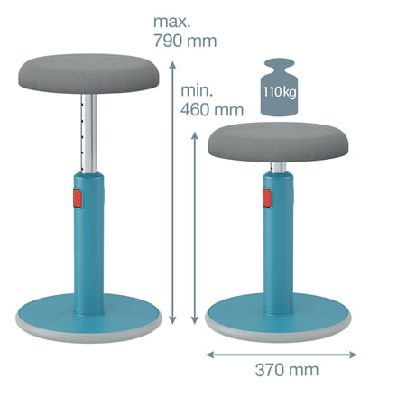 Sgabello-sit-stand-Ergo-Cosy-Blu---Leitz