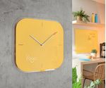 Orologio-da-parete-silenzioso-in-vetro-giallo-Cosy-Leitz