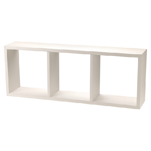 Scaffale-cubo-3-ripiani-MDF-30x15x80H-cm-Bianco