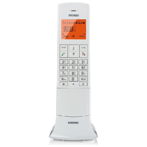 Brondi-Lemure-Telefono-DECT-Identificatore-di-chiamata-Bianco