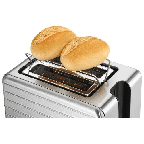 ProfiCook-PC-TAZ-1110-2-fetta-e-1050-W-Nero-Acciaio-inossidabile