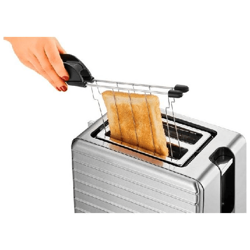 ProfiCook-PC-TAZ-1110-2-fetta-e-1050-W-Nero-Acciaio-inossidabile